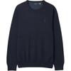 Polo Embroidered Crew Neck Long Sleeve Sweater Men Sweater Navy-Blue MNPOSWE16821530-410
