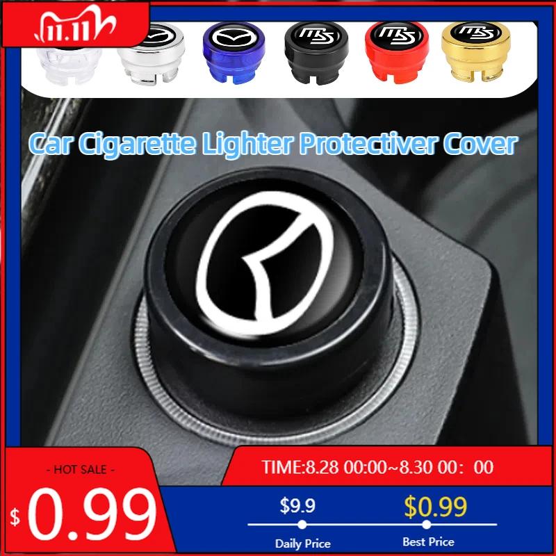 2025 Hot Car Cigarette Lighter Button Replacement Plug Dust Cover For Mazda 6 3 CX5 5 2 323 CX7 Demio Atenza Axela MX30 CX30 CX3