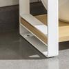 Double Layer Storage Rack Kitchen Spices Plank Shelf Home Stainless Steel Sundries Organization Rack Table Cutlery Metal Holders