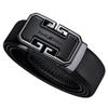 Paul's Men's Genuine Leather Belt with Automatic Buckle, Cowhide, for Business and Casual Wear.