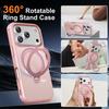 For iPhone 17 Pro Max Case Compatible with MagSafe Kickstand TPU PC Shockproof Phone Back Cover