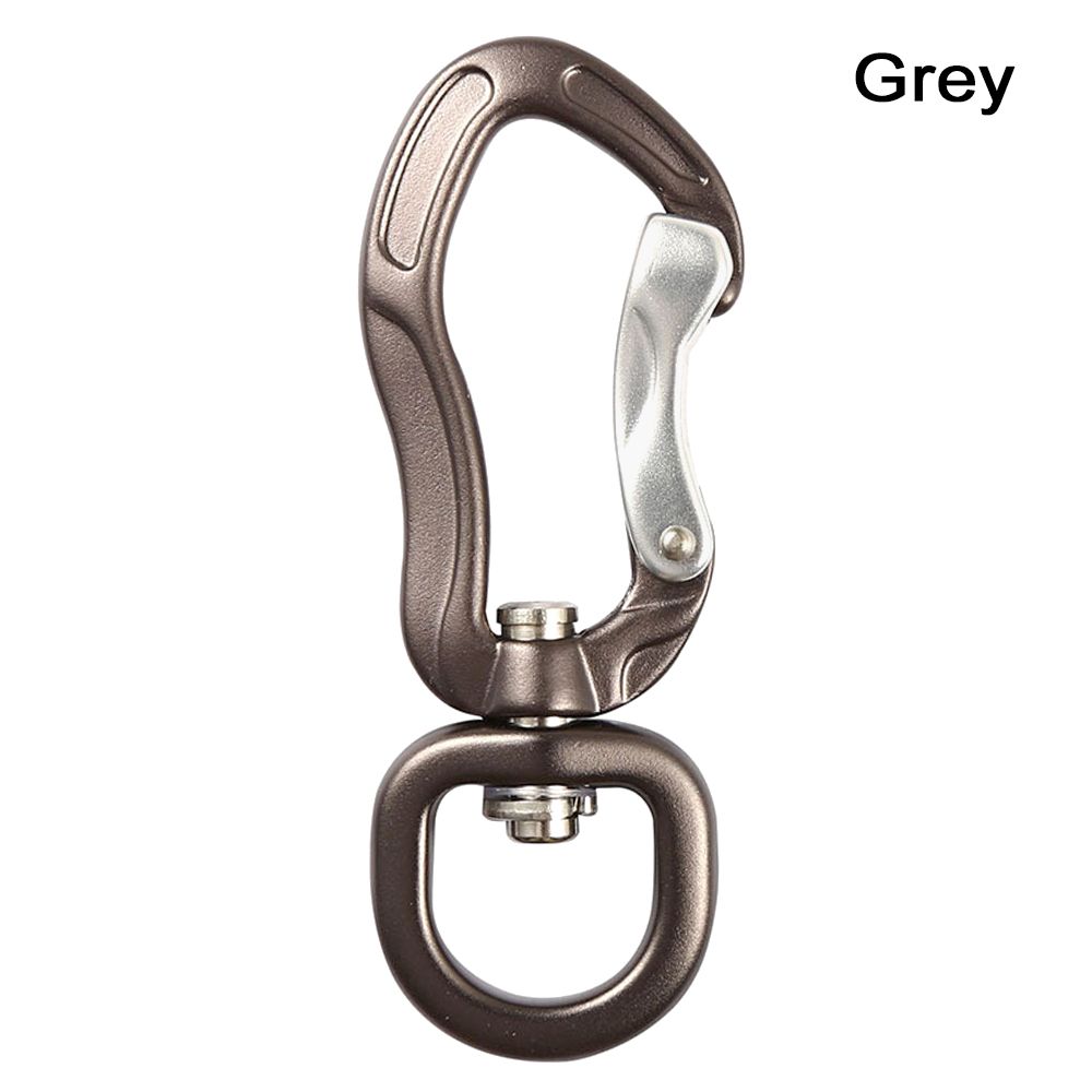 

Aluminum Outdoor Ascend Mountaineering Protective Equipment Security Master Lock Professional Carabiner Climbing Key Hooks сірий