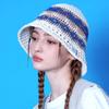 [Gift Wrapping] MARIA IVORY/BLUE BUCKET HAT