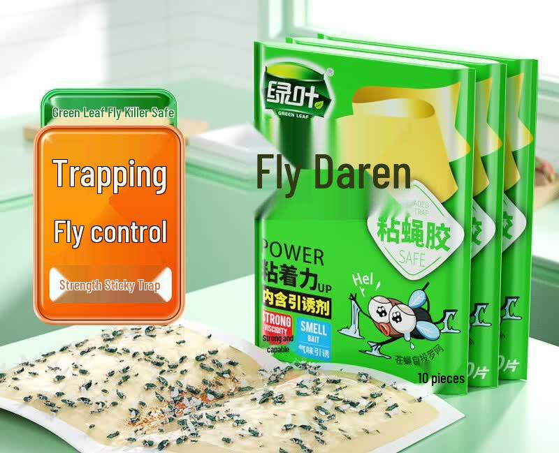 Green Leaf Fly Sticky Board