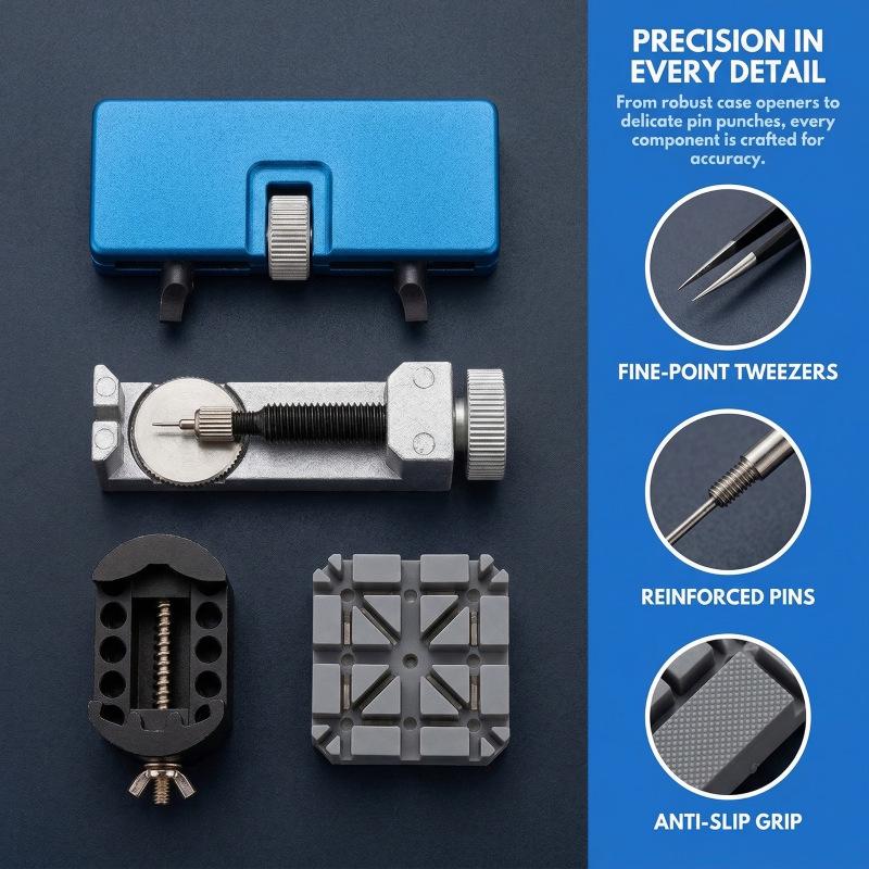 167-Piece Watch Repair and Band Replacement Tool Kit
