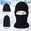 Balaclava hat Windproof hat Dual purpose Warm wool hat Men's headgear Knitted hat Mask Cold hat