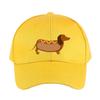 Hotdog Weiner Dog Woman Man Summer Baseball Cap Adjustable with Curved Brim Duckbill Cap Protection Sun Hats
