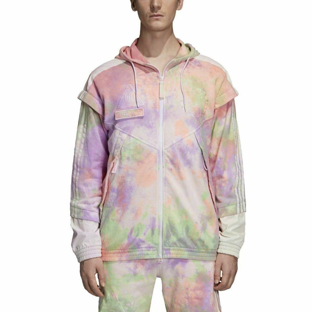 adidas X Pharrell HU Holi Windbreaker Jackets 'White Purple' Men's CW9413