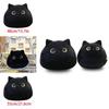Adorable Black Cat Shaped Plush Toy Soft Stuffed Doll For Cozy Comfort And Play