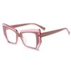 Women Luxury Designer Color Stitching Eyeglasses for Ladies Anti Blue Light Blocking Glasses Frame Optical Frame