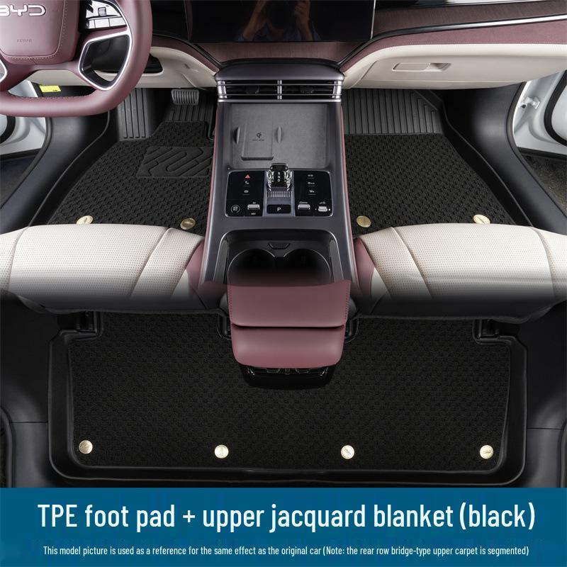 Nio ES8 Floor Mats: 3D High-Edge, Scratch-Resistant, Eco-Friendly TPE, Fits 25 Models