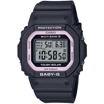 Жіночий Baby-G BGD-5650-1BJF [BABY-G Square Design Radio Wave Solar Model] Квадратний годинник чорний