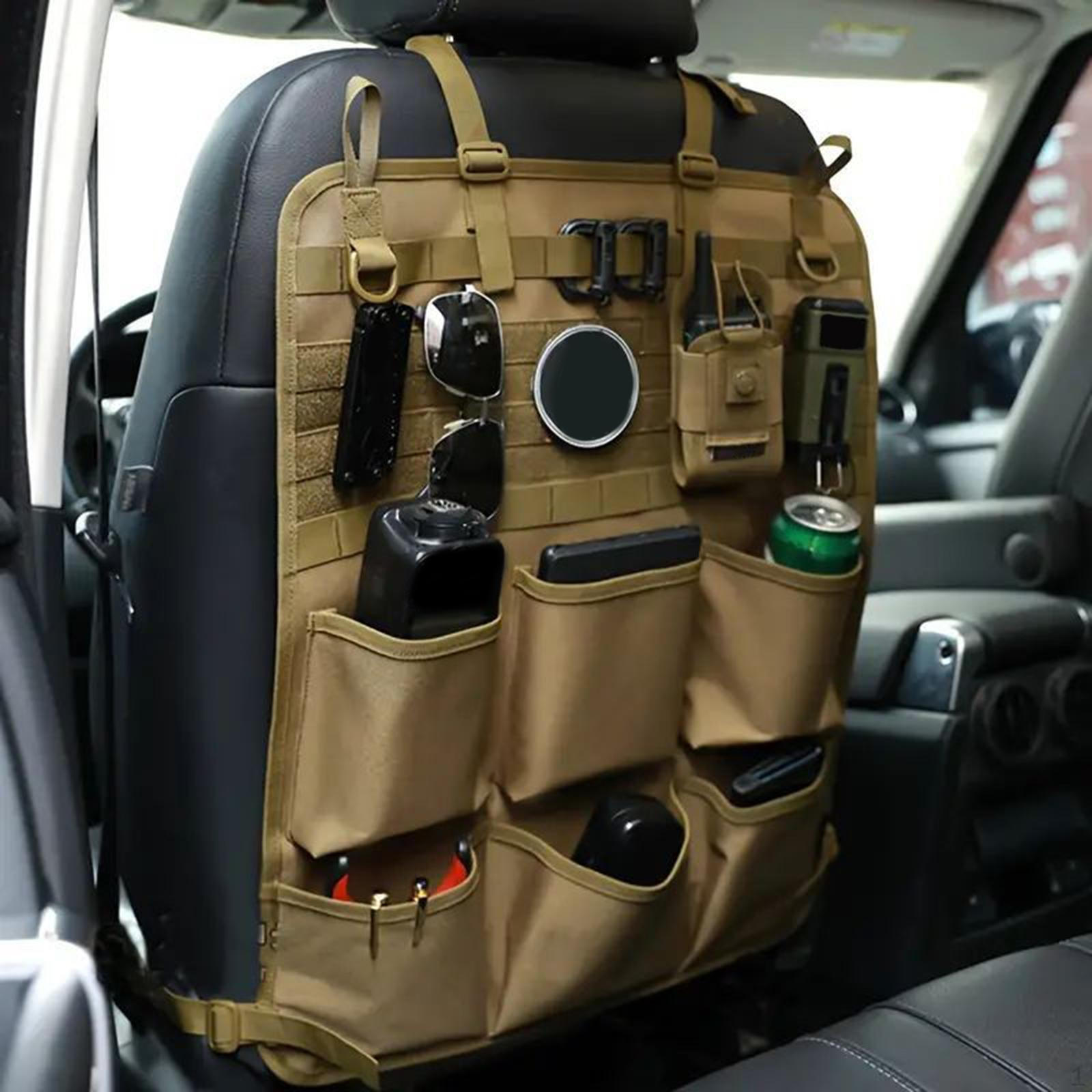 

Автомобильный органайзер на заднее сиденье, универсальная сумка для хранения вещей первой необходимости в дороге