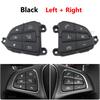 1pair Black/Moka Color Steering Wheel Control Switch Buttons For BENZ C GLC Class W205 W253 A0999050200 A0999050300