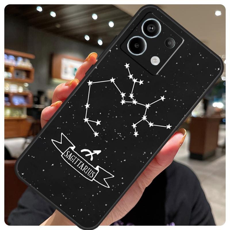 Zodiac Constellation Case For Xiaomi Redmi Note 14 10 11 12 13 15 Pro Plus Cover For Redmi 15 15C 14C 10C 12C 13C