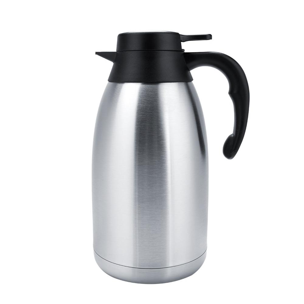 1,5L/2L Inhoud Roestvrij Staal Thermosfles Vacuüm Geïsoleerd Geïsoleerde Theepot Koffiepot Thuisgebruik