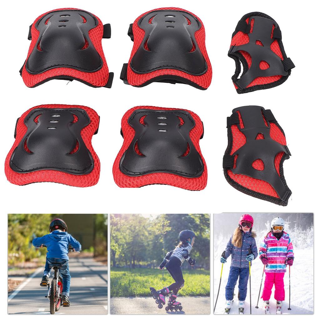 Kids Protective Gr Children Stylish Brthable Knee Pad Elbow Pad Hand Guard for Cycling Roller Skating
