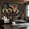 Led zeppelin Wall Tapestry Aesthetic Wall Hanging Printed Fabric Blanket Decorative Tapestries for Bedroom Living Room Home Decor