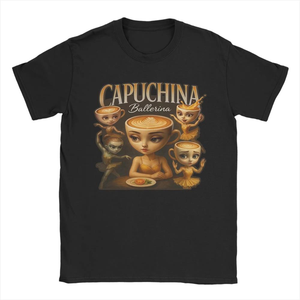 

Mens Women Brain Rot Comes Italian Brainrot Character T Shirts Cotton Tops Fun Short Sleeve Round Neck Tee Shirt Unique TShirt L