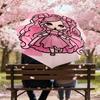 1pc Pink Princess Pattern Umbrella Design Automatic Opening and Closing Umbrella, High-quality Travel Umbrella,  c1128274