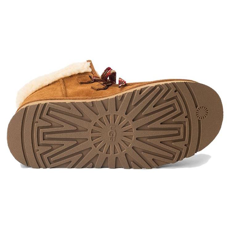 New UGG Funkarra Cabin Cuff Boot Chestnut Women's 1143954-CHE