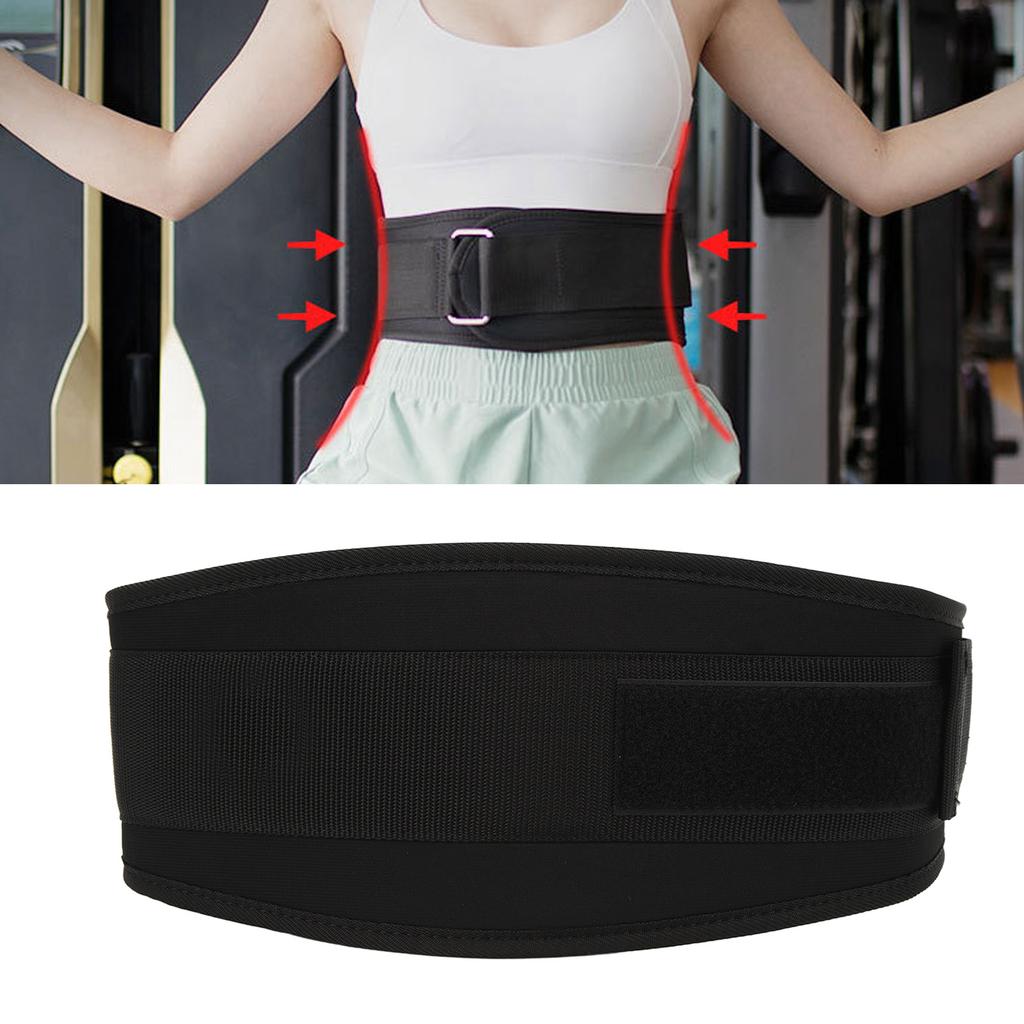 Cintura Lombare   Vita   Comoda Traspirante Fascia di Compressione Lombare per Sport Nero