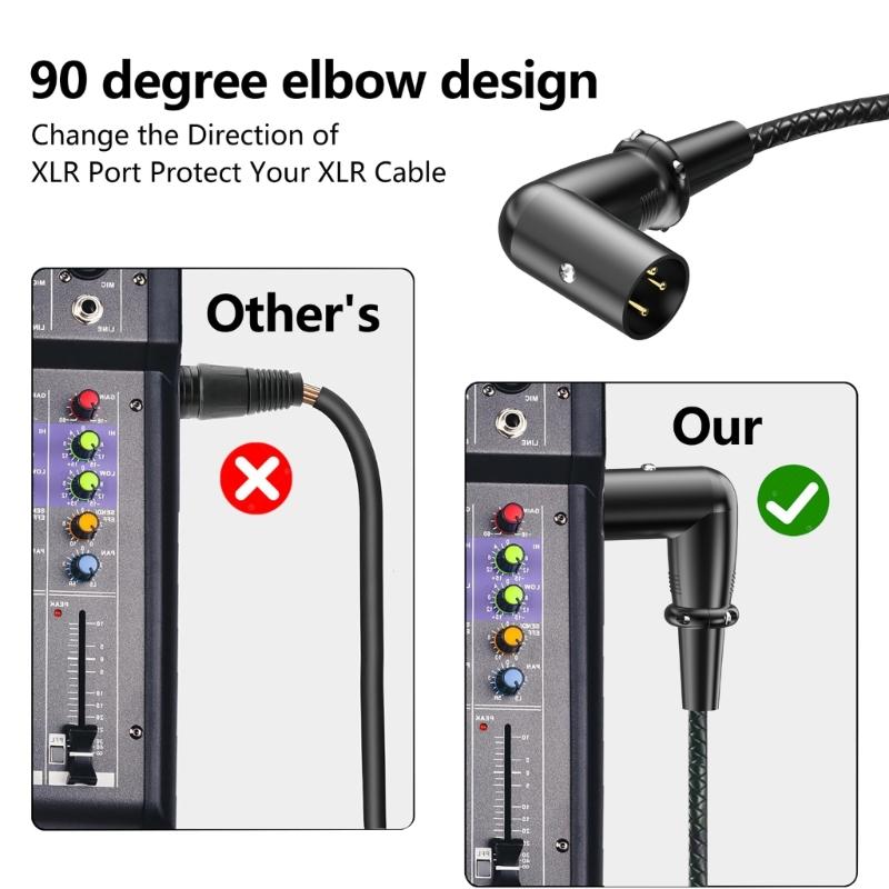 Professional 3Pin Microphone Cable Male To Female Balanced Cord For Studio Recording Live Sound Equipment Microphone