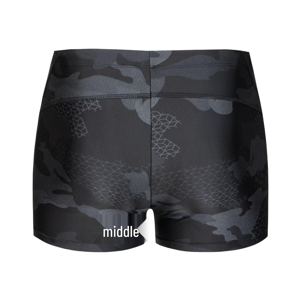 Men's Quick-Drying Camouflage Swim Trunks and Cap, Soft and Comfortable, Plus Size Available