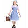 Disfraz de Halloween Cosplay a Cuadros Azules para Niños con Pañuelo y Falda