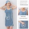 Women's Sexy Absorbent Bath Towel Wrap - Thickened Wearable Bathrobe