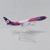 Air 16cm B737 Purple Bird Aircraft Model 1/400 Scale NOK Airways 737 Airplane Metal Alloy Plane Model Display Decor