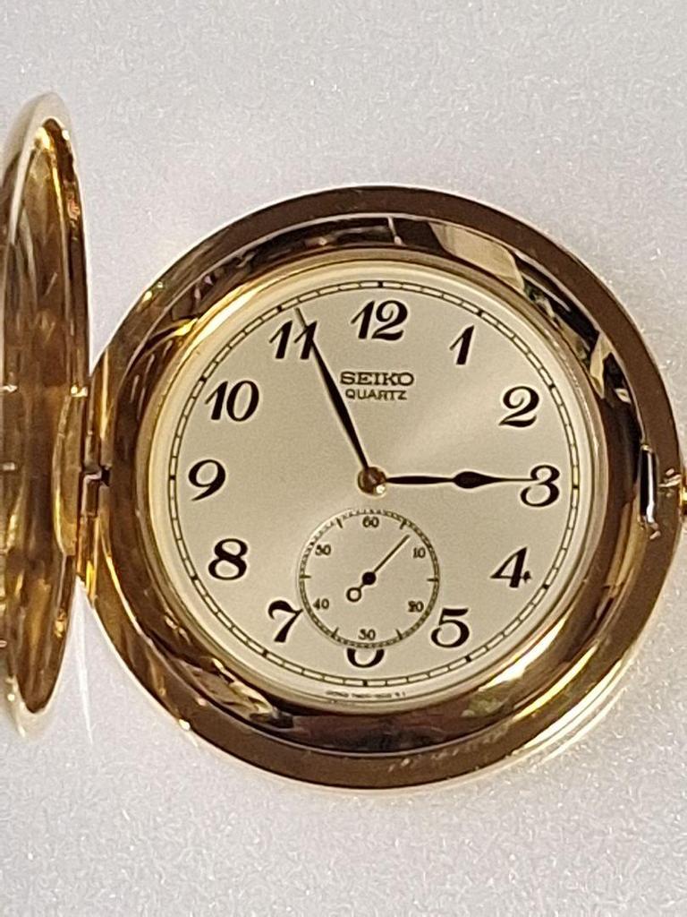 [USED] Working Seiko Pocket Watch, Prime Minister Gift, 7N07-001A