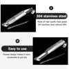 Stainless Steel Tea Strainer Fine Mesh Infuser with Hanging Hook Tea Diffuser Steeper Pipe Filter for Loose Leaf Tea