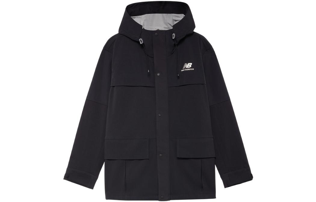 New Balance Jackets Men s Black Hooded Moderate Workwear AMJ23315-BK L
