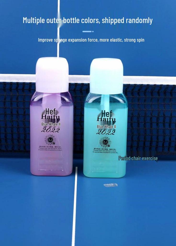 Haifu Blue Whale 2nd Gen Organic Table Tennis Glue - Professional Water-Soluble Adhesive