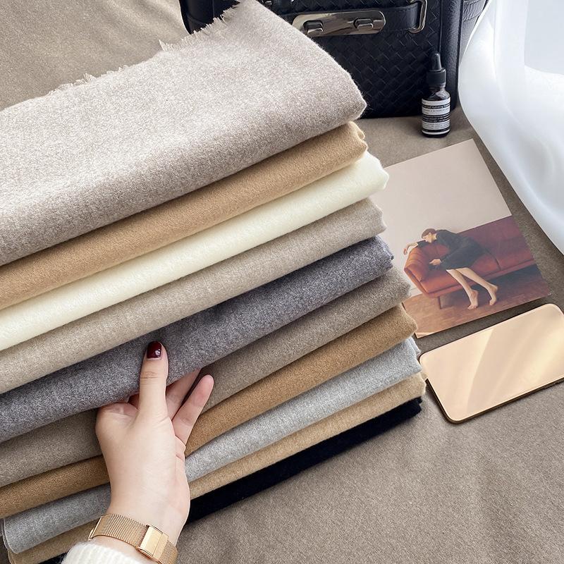275g Heavy Women Cashmere Scarf Solid Thick Warm Casual Winter Scarves Ladies Hijabs Pashmina Shawls Wraps Tassel Female Echarpe