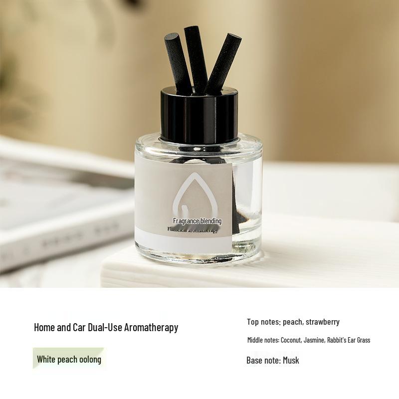 Niche Aromatherapy Car Freshener: High-End Interior Ornament with Long-Lasting Light Fragrance and Odor Removal.