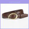 Ladies Leather Belt With Alloy Buckle And Pin Closure For Business And Casual Wear