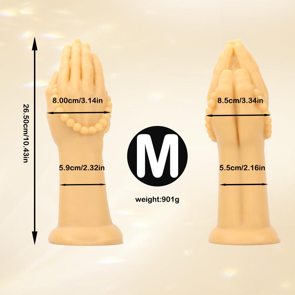 11 cm, tre misure, pugno, mano, protesi, braccio, schiena, corte, plug anale, perlina a mano extra large, dilatatore anale, protesi a pene, giocattoli sessuali