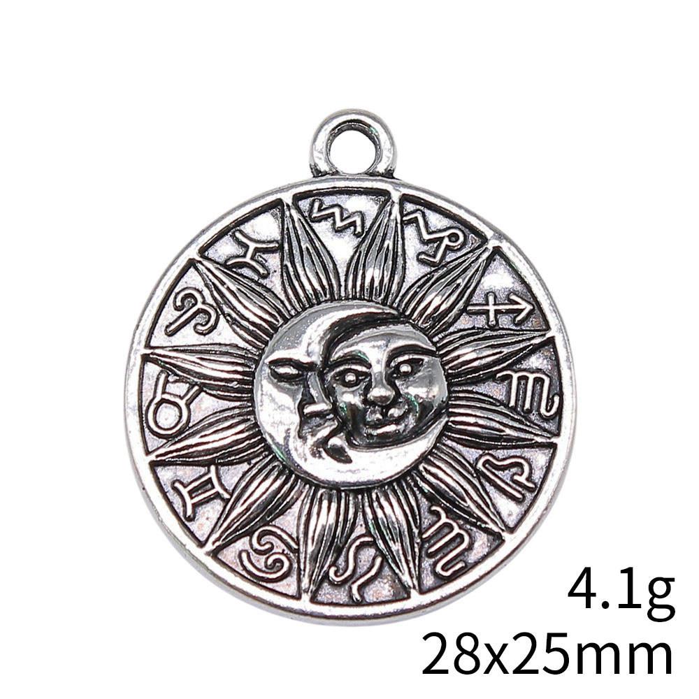 Wedding Anniversary Charms Bag Sun Moon Charms Pendant Items Pendant Set