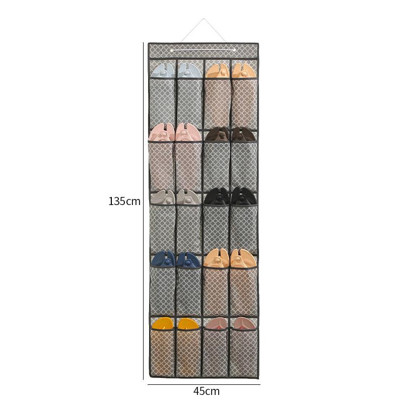 Mehrschichtige Hängetasche für Schuhe, diverse Aufbewahrungstaschen, Wandmontage, Vlies-Hängetasche, Schuh-Clutter-Organizer, verdickte, staubdichte Tasche