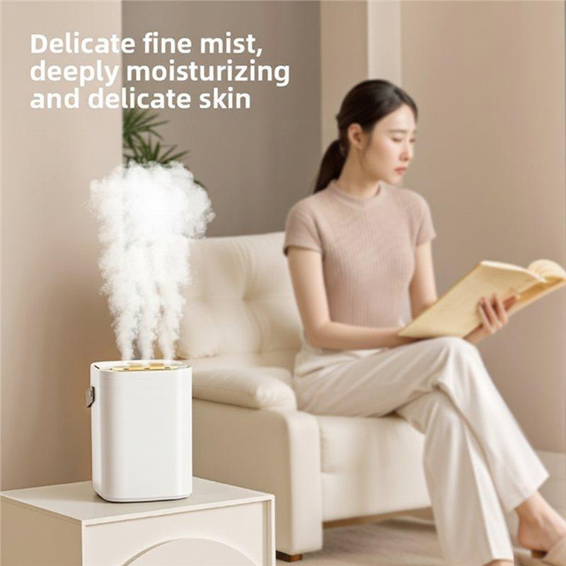 Fresh Portable Leather Humidifier 1.8L Three Spray Night Light Purifier Essential Oil Diffuser Home Office