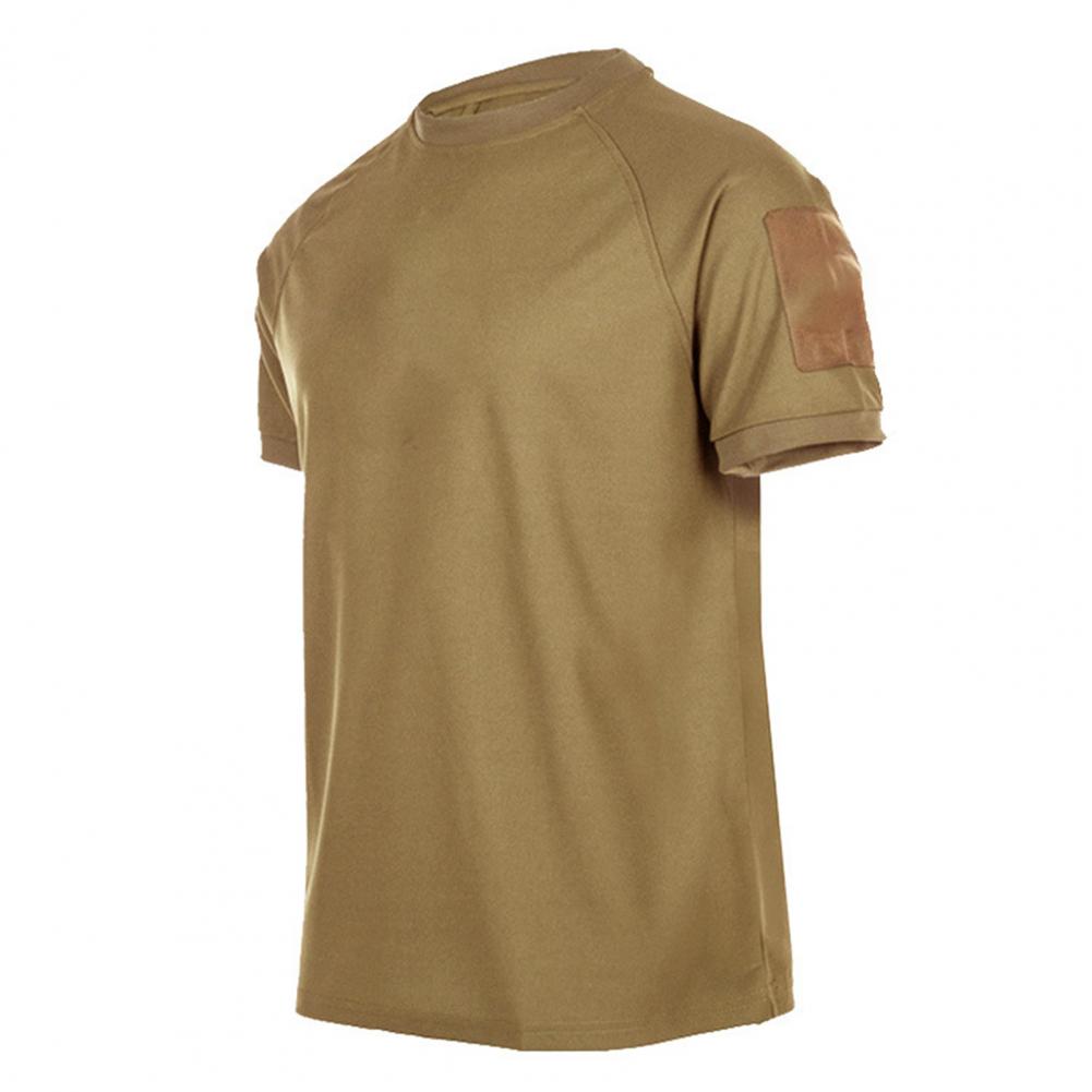 Tactical T-Shirts Men Sport Outdoor Military Tee Quick Dry Short Sleeve Shirt Hiking Hunting Army Combat Men Clothing Breathable