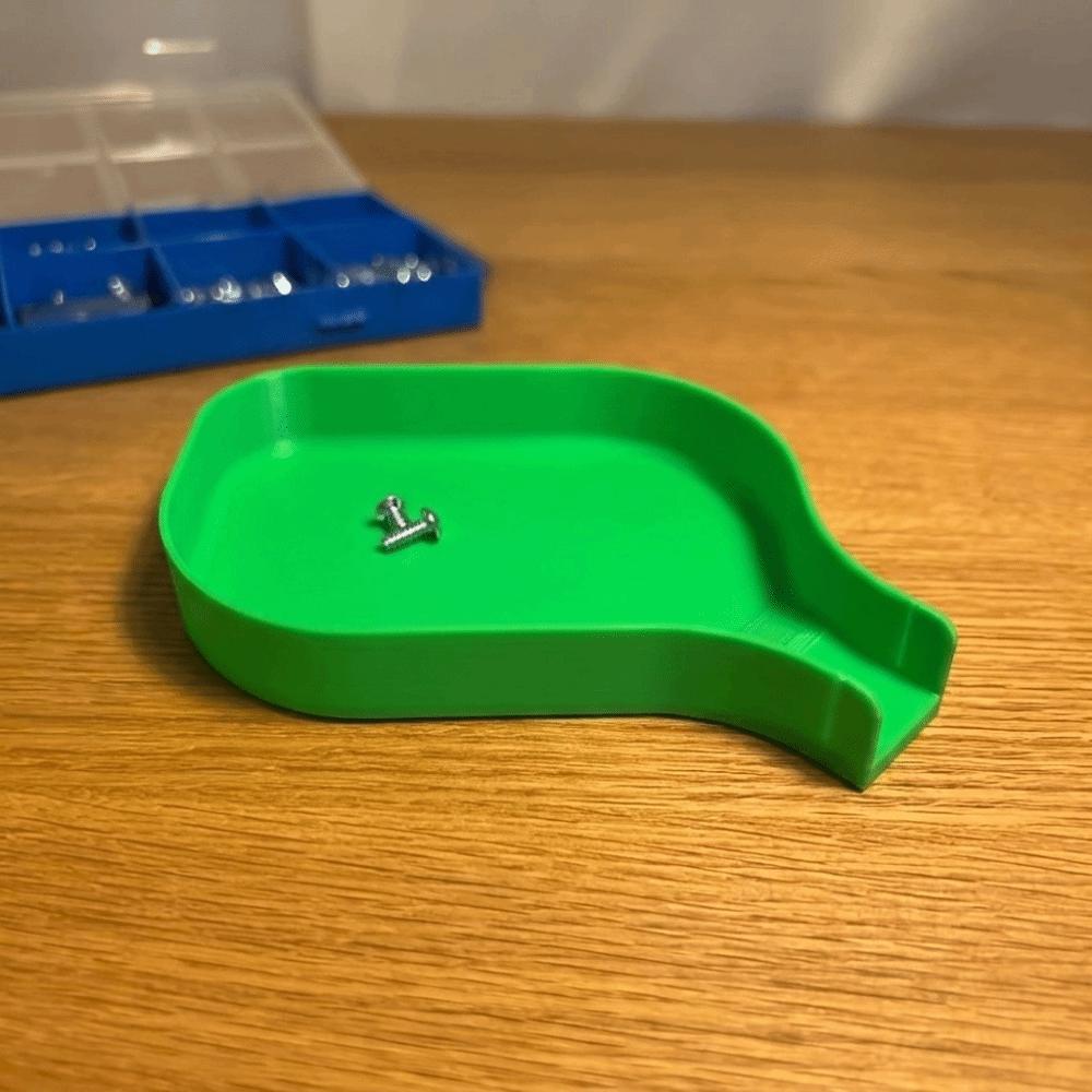 Quick Sorting Funnel Tray Anti-Spill Hardware Tray Small Parts Organizer Stackable Craft Organizer