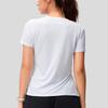 SAUCONY Solid Color Quick-Dry Breathable Outdoor Loose Casual Round Neck Short Sleeve T-Shirt Women Tops SC1249114A-WT02