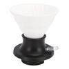 Pour Over Coffee Dripper Ceramic Heat Proof Immersion Cone Coffee Maker Dripper Filter Holder for Home Travel