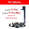 iPhone 11 Pro / iPhone 11 Pro Max İçin Şarj Esnek Kablosu USB Şarj Portu Dock Konektörü Takma Parçası IC Kartlı Şerit Kablo Değişimi