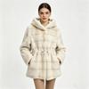Women's Fur Imitation Fur Jacket Women's Hooded Top Environmentally Friendly Winter Medium and Long Coat Fur Integrated New