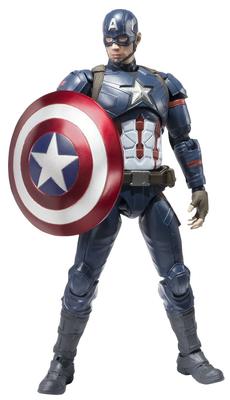 TAMASHII NATIONS Capitão América 150mm figura móvel pintada SHFiguarts (Guerra civil) Aproximadamente. ABS e PVC