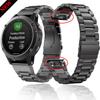 Cinturino Metallico QuickFit 26mm 22mm 20mm per Tactix 8 Fenix 8 51mm 47mm/7 7X Pro 6 6X 5X Plus Cinturino per Enduro 3 Accessori